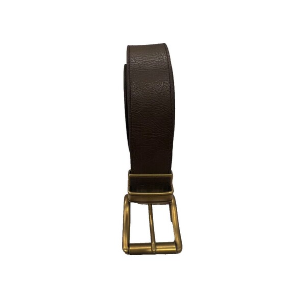Cremieux Black Gold Crisscross Shank Reversible Belt Size 36 - Picture 2 of 5